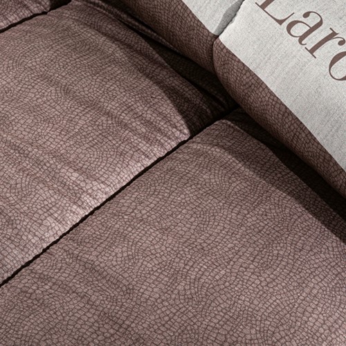 Παπλωματοθήκη Yπέρδιπλη Guy Laroche Safari Suede Choco 225X245