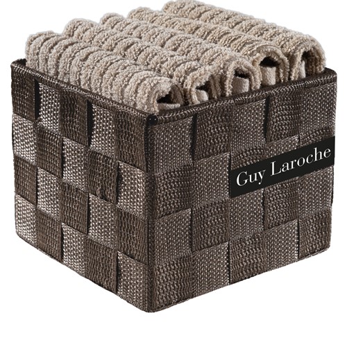 Σετ Λαβέτες Guy Laroche Be My Guest 6τμχ Σε Κουτί (30x30) Lino