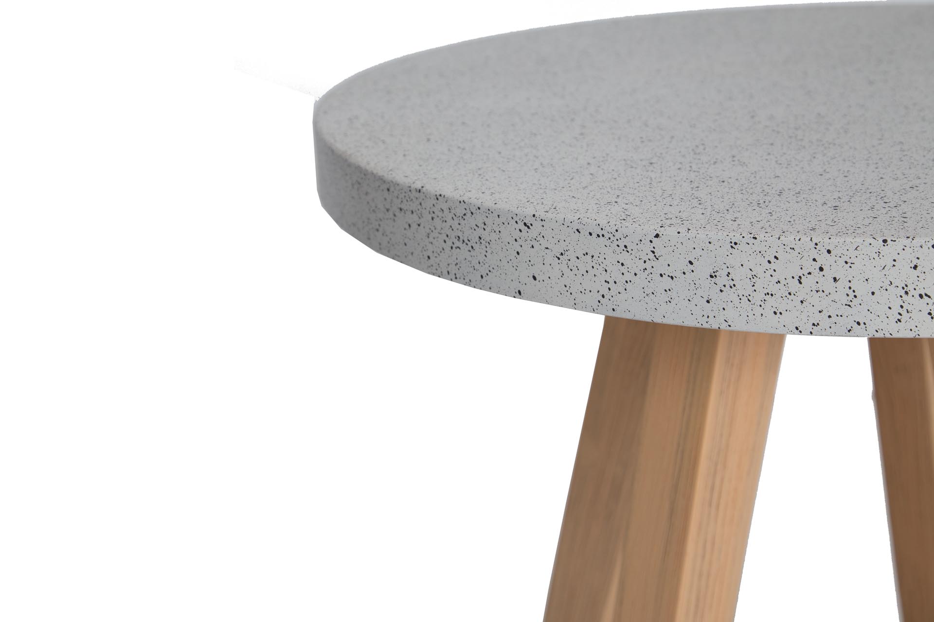 Τραπέζι Bistro Noria Terazzo Grey Black (70x70x75) Soulworks