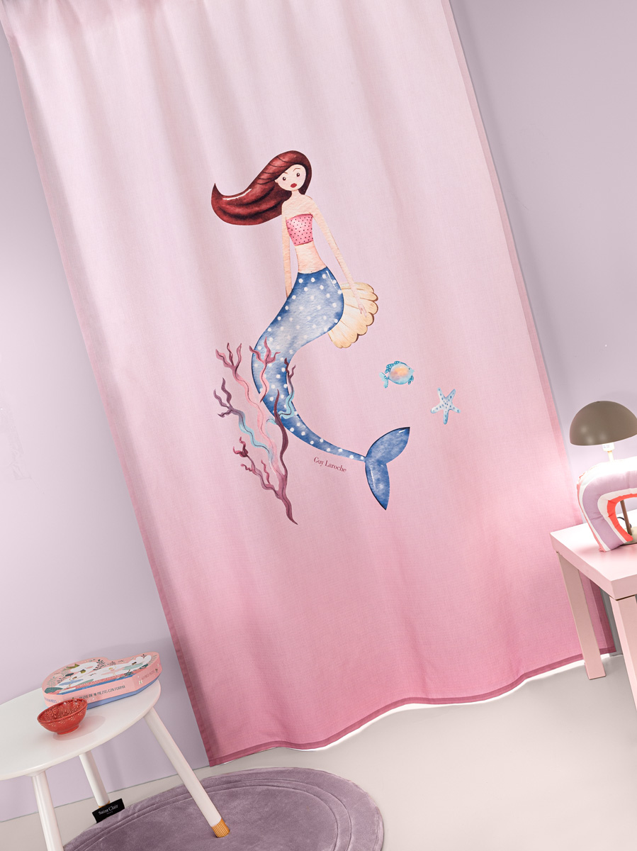 Κουρτίνα Guy Laroche Merida Pink 150Χ270