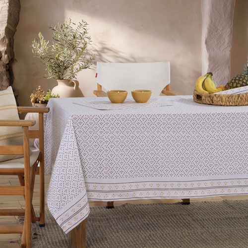 Τραπεζομάντηλα Nef-Nef Homeware Ishmar 140X240 Ecru/Black