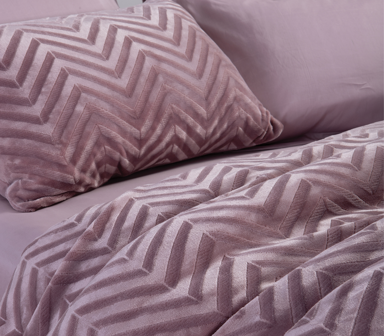 Παπλωματοθήκη Μονή Nef-Nef Homeware (Σετ) Carmen 160X220 Rose
