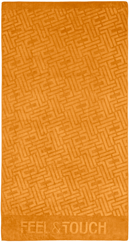 Πετσέτα Θαλάσσης Feel&Touch Icon Curry 90X170 
