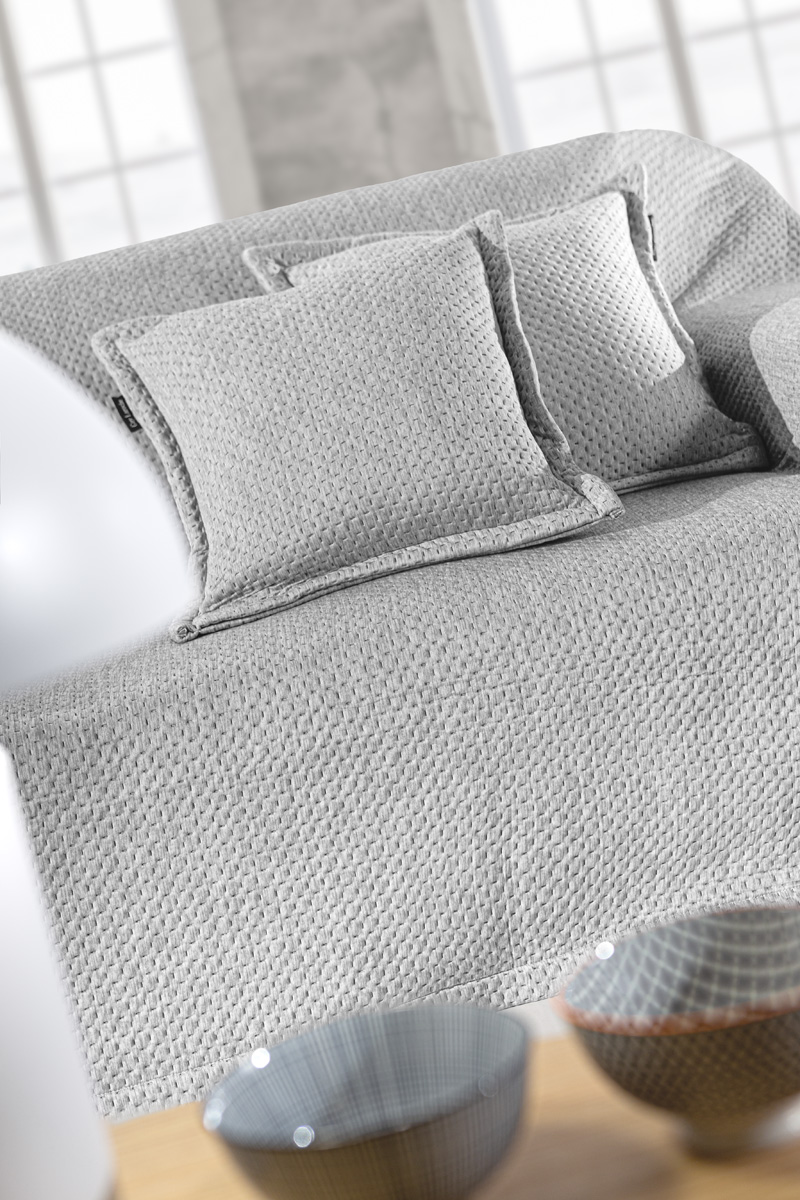 Ριχτάρι Πολυθρόνας Guy Laroche Cooling Silver 170X150 + Μαξιλάρι 40X40+3 