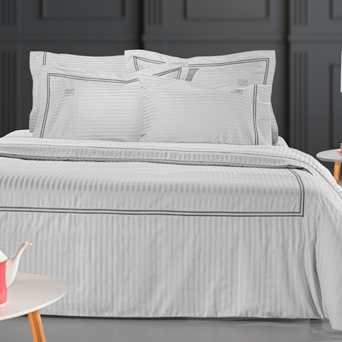 Παπλωματοθήκη Υπέρδιπλη Guy Laroche Nice Cement D.SIlver 225X245