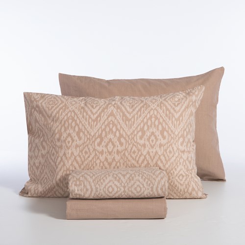 Σεντόνια Μονά Nef-Nef Homeware με λάστιχο 170x270 Orion Beige