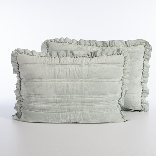 Μαξιλαροθήκη Nef-Nef Homeware (Σετ) Sirion 52x72 Mint/Grey