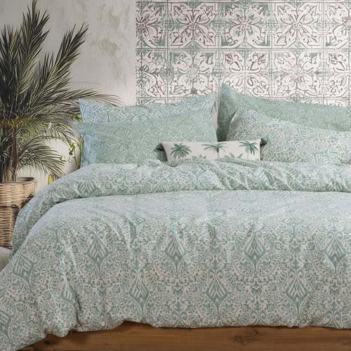 Σεντόνια King Size Nef-Nef Homeware (Σετ) Με Λάστιχο Jetrix 180x200+35 Green