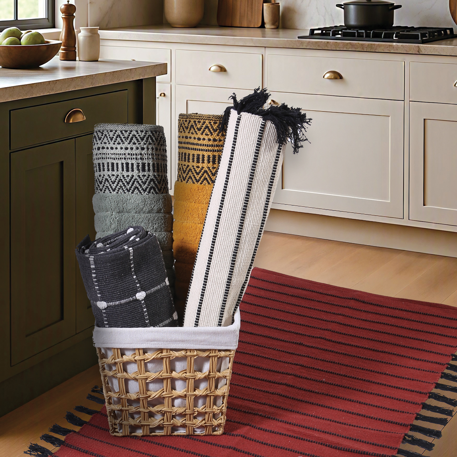Χαλί Κουζίνας Nef-Nef Homeware Agnes 70x140 Beige