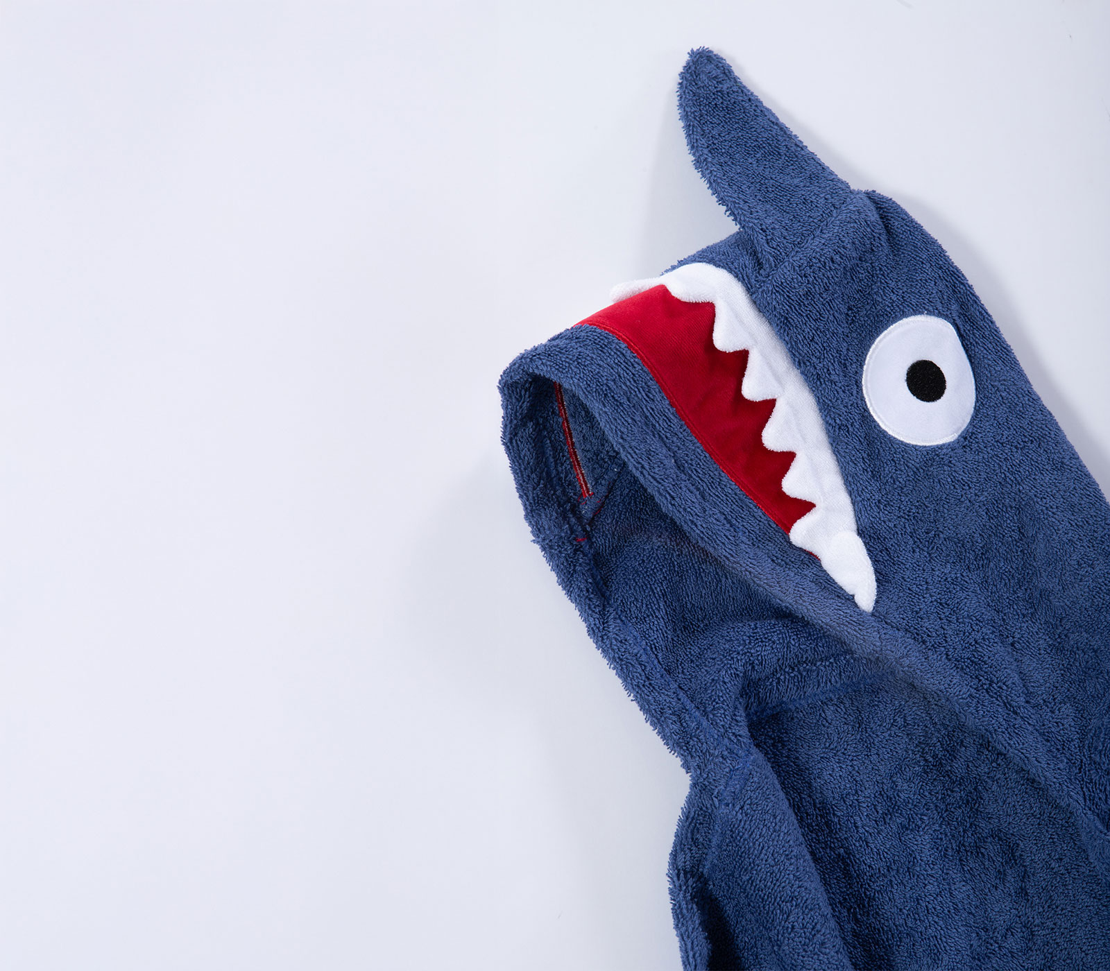 Βρεφική Κάπα Nef-Nef Homeware Shark 70X120 Misty Blue