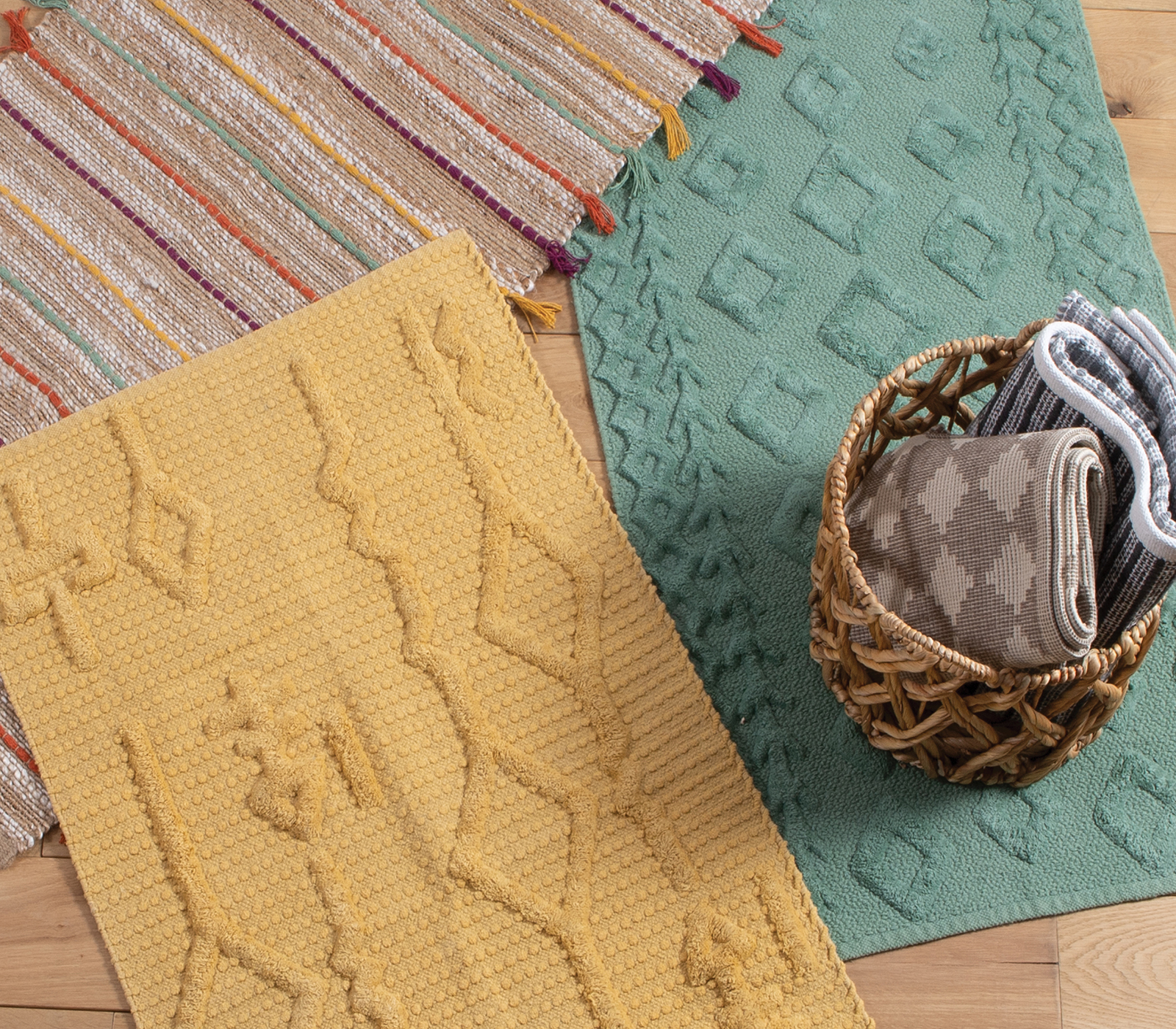 Χαλί Nef-Nef Homeware Houlio 70x140 Green