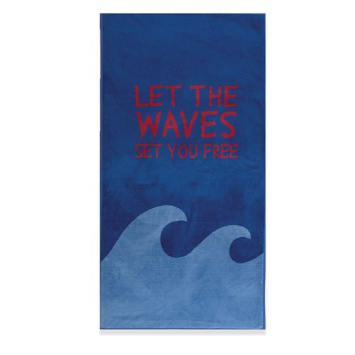 Πετσέτα Θαλάσσης Nef-Nef Set You Free 80X160 Blue