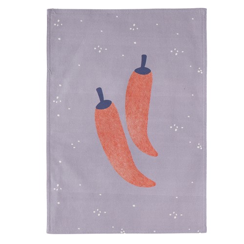 Ποτηρόπανο Nef-Nef Homeware Peppers 40X60 Grey