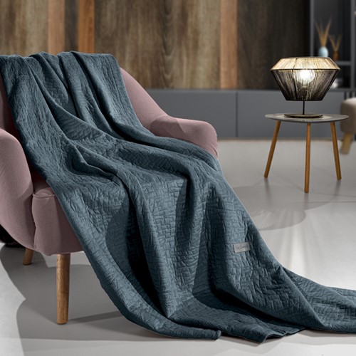 Ριχτάρι Guy Laroche Πολυθρόνας + Μαξιλαροθήκη Avon Emerald 170X150