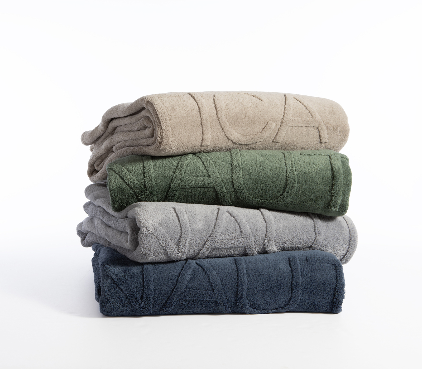 Κουβέρτα Υπέρδιπλη Nef-Nef Homeware Nau Wave 230x240 Stone