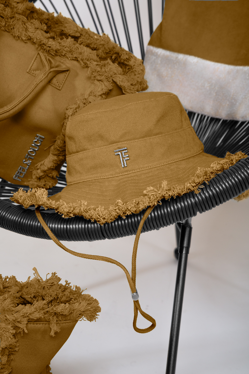 Kαπέλο Θαλάσσης Feel and Touch Caribbean Mocca