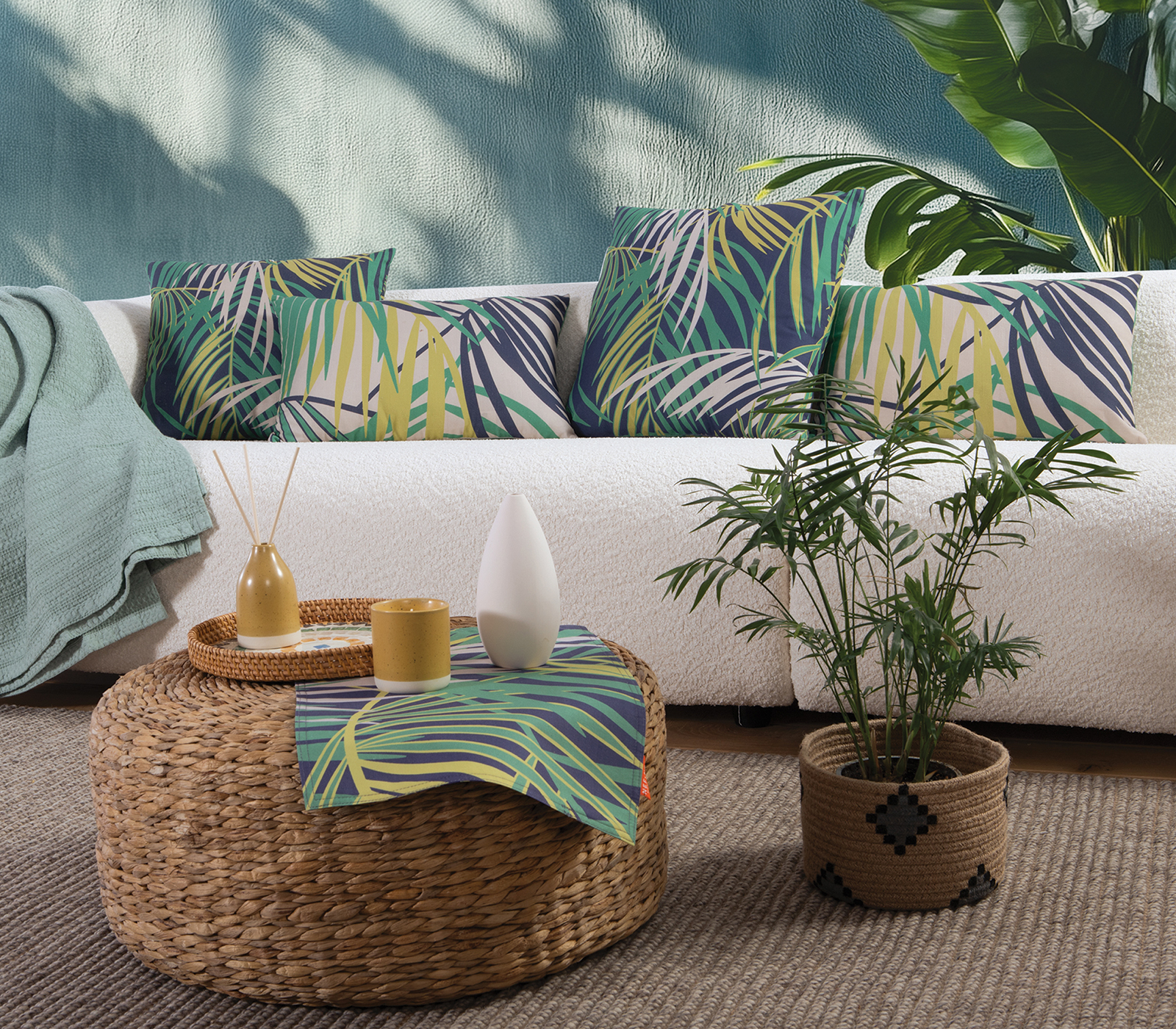 Διακοσμητικό Μαξιλάρι Nef-Nef Homeware Amazon 50X50 Green