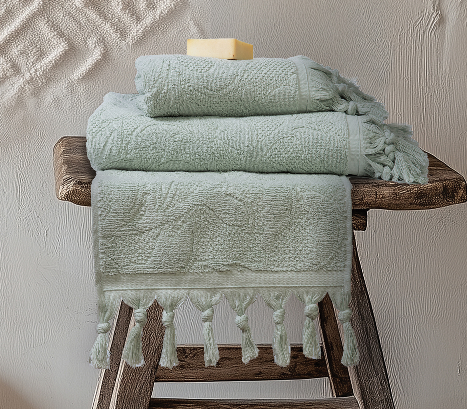 Πετσέτα Σώματος Nef-Nef Homeware Sangalia 70x140 Mint 
