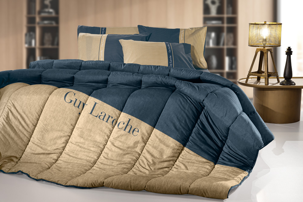 Παπλωματοθήκη Υπέρδιπλη Guy Laroche Kent Suede Toffee 225X245