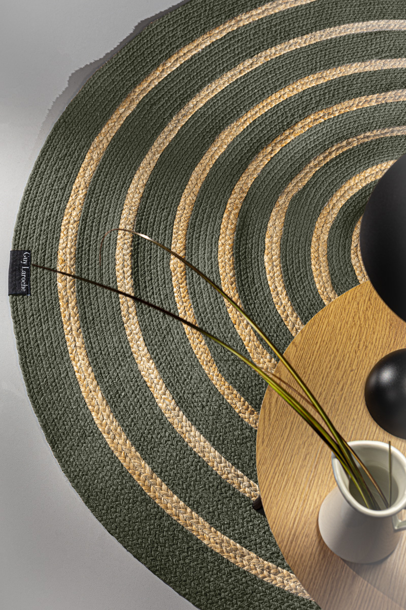 Χαλί Σαλονιού Guy Laroche Maya Olive 150 Round