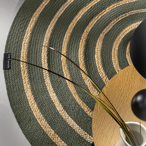 Χαλί Σαλονιού Guy Laroche Maya Olive 150 Round