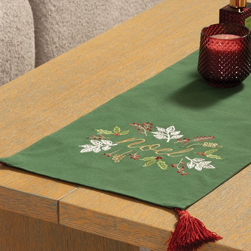 ΧΡΙΣΤΟΥΓΕΝΝΙΑΤΙΚΗ ΤΡΑΒΕΡΣΑ NOEL VERDE 33X150 NEF-NEF HOMEWARE