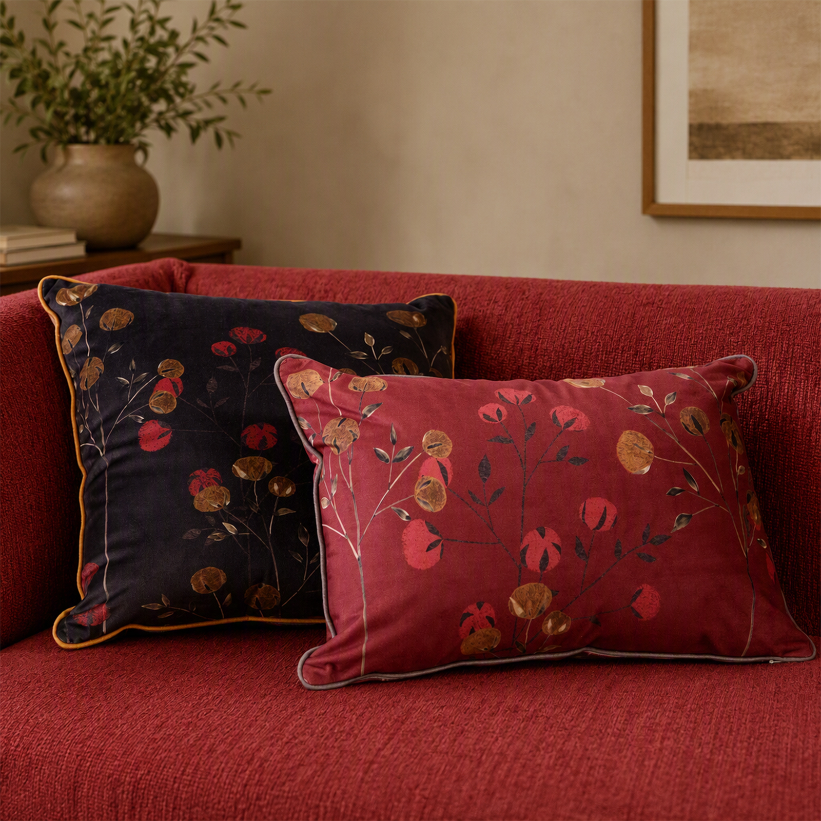 Διακοσμητικό Μαξιλάρι Nef-Nef Homeware Audrey 45x45 Brown