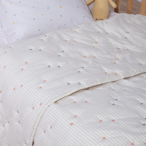 Βρεφικό Κουβερλί Nef-Nef Homeware Happy 80X110 Ecru