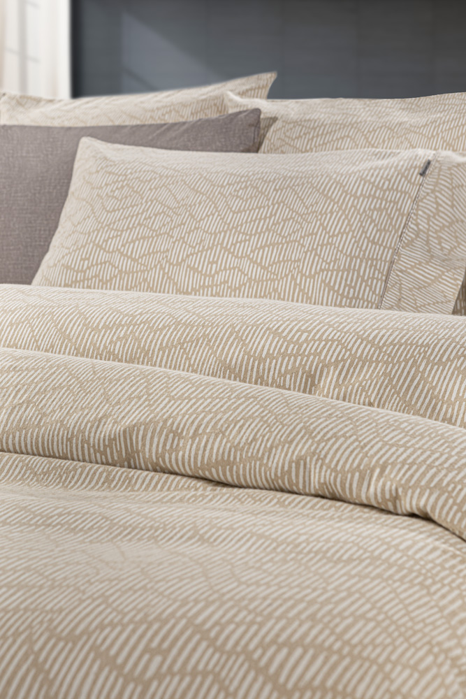 Σεντόνια Υπέρδιπλα Guy Laroche Φανέλα (Σετ) Brenta Camel  240X265