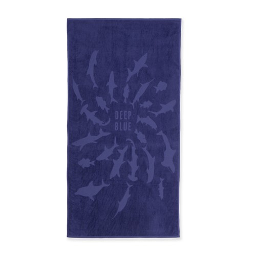Πετσέτα Θαλάσσης Nef-Nef Shark Style 80X160 Blue