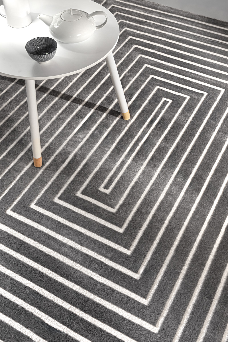 Χαλί Σαλονιού Guy Laroche Symmetrie Carbon 160X230
