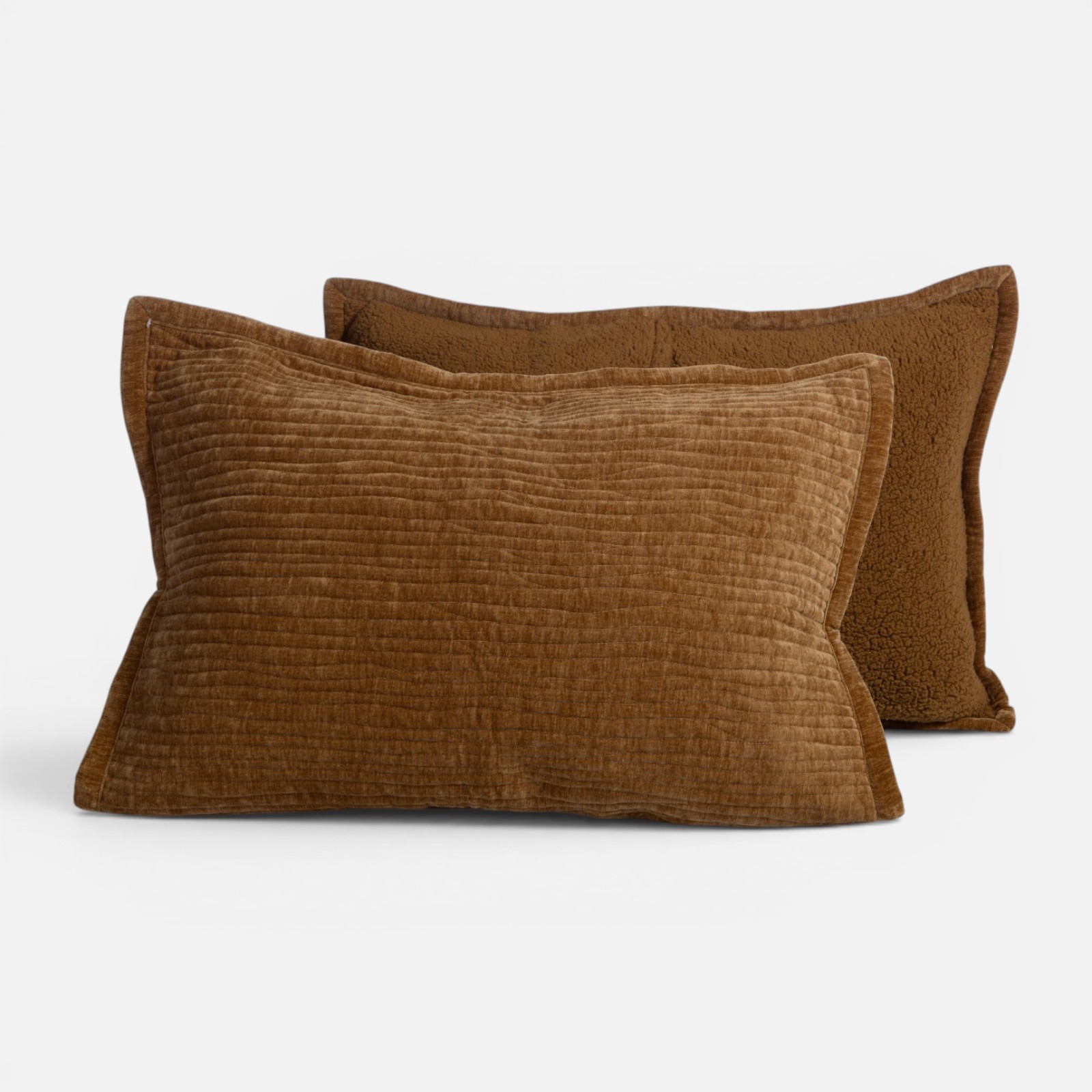 Μαξιλαροθήκη Elements - Brave Nef-Nef Homeware Σετ 2 τμχ 52x72 D.Olive