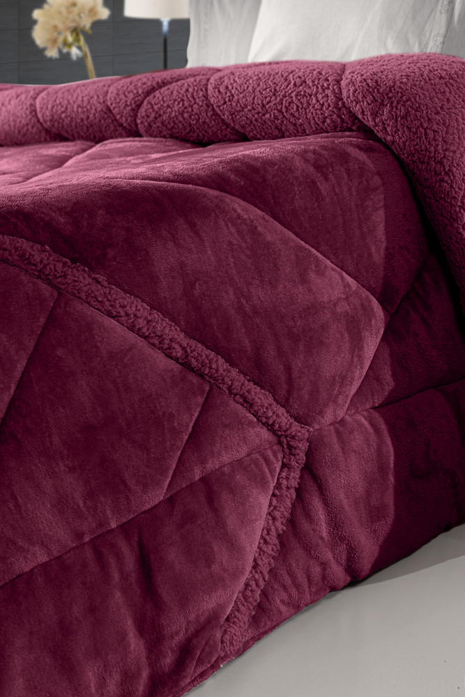 Κουβερτοπάπλωμα Υπέδιπλο Guy Laroche Paloma Wine 220X240