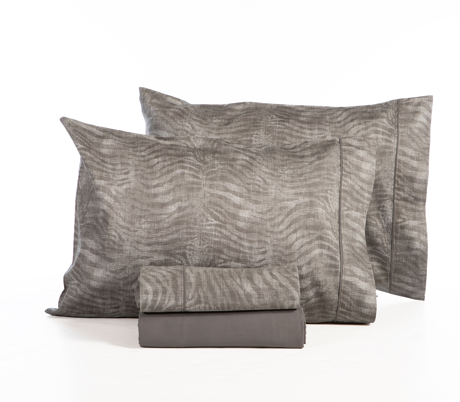 Σεντόνια Υπέρδιπλα Nef-Nef Homeware (Σετ) Zesten 240x270 Grey