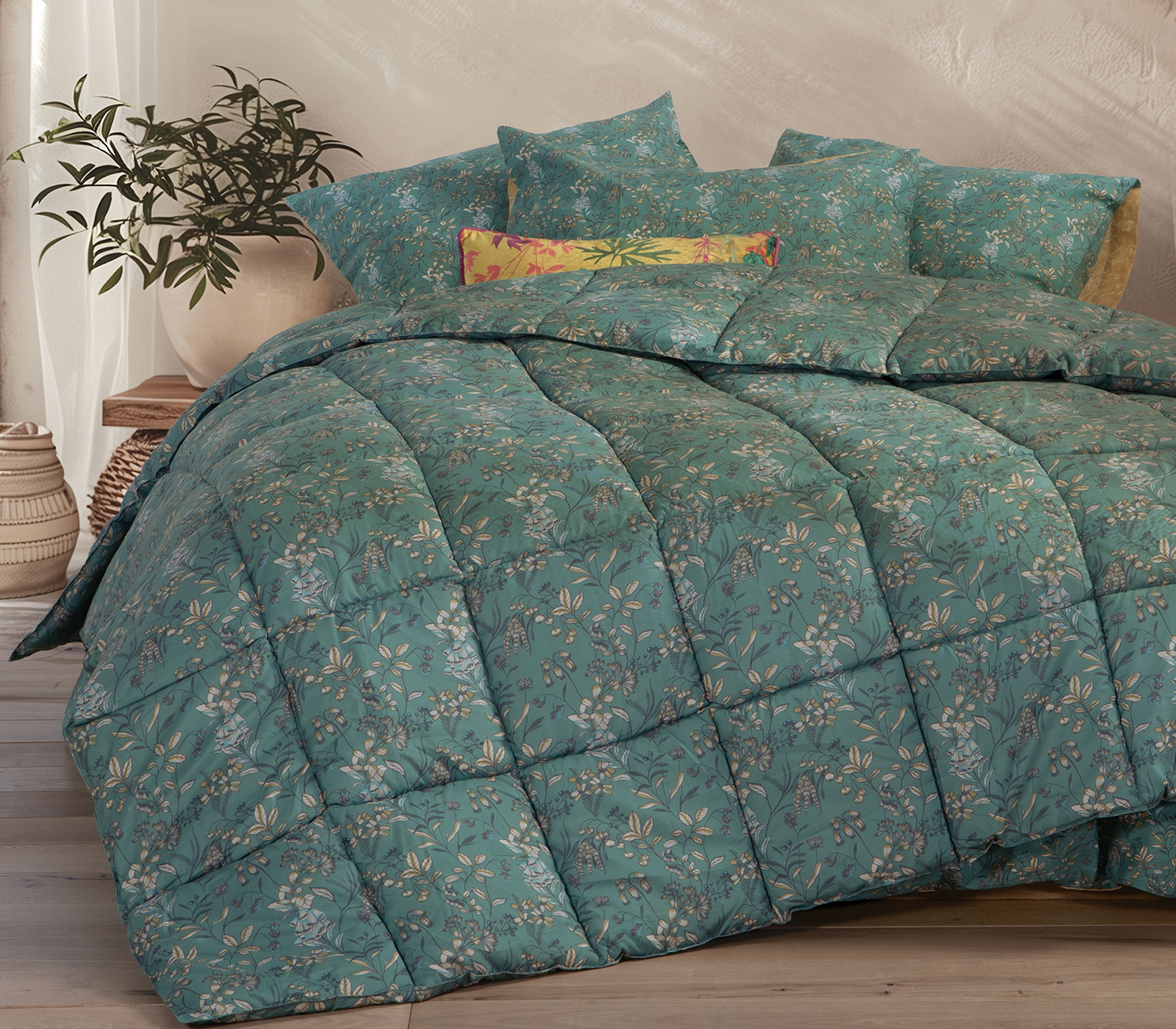 Πάπλωμα Υπέρδιπλο Nef-Nef Homeware Odete 240X220 Green