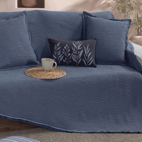 Ριχτάρι Τριθεσίου Nef-Nef Homeware Zebra 170X300 Denim