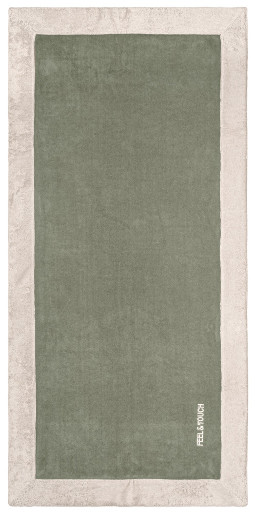 Πετσέτα Θαλάσσης Feel&Touch Caribbean Khaki 80X170
