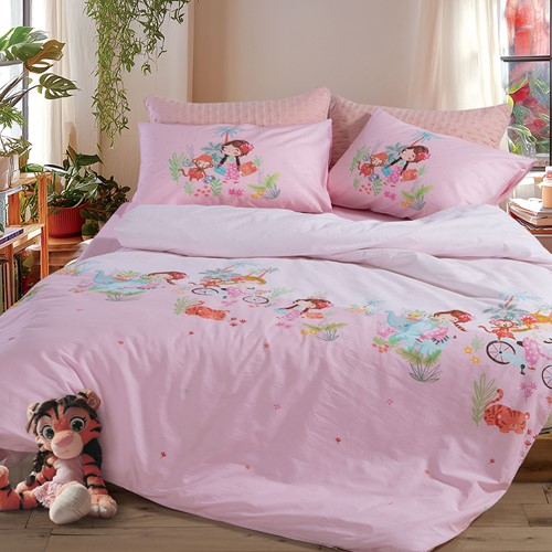 Παιδικά Σεντόνια Nef-Nef Homeware (3ΤΜΧ) Welcome To India 170x260 Lilac