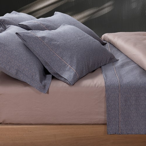 Σεντόνια King Size Nef-Nef Homeware (Σετ) Krampus 270X280 Denim