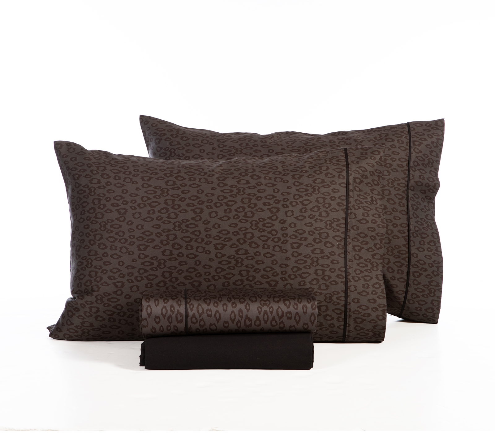 Σεντόνια Υπέρδιπλα Nef-Nef Homeware (Σετ) Leonar 240x270 Anthracite