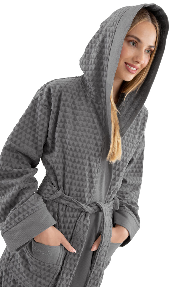 Μπουρνούζι Guy Laroche Tokyo Anthracite Large