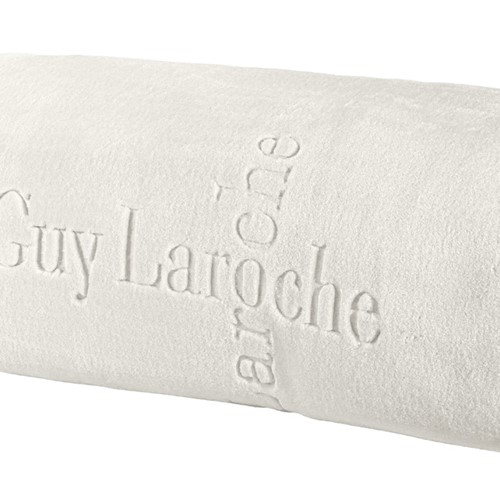 Κουβέρτα Μονή Guy Laroche Logo Ivory 160x220