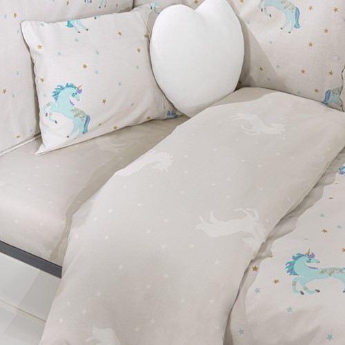 Βρεφικό Σετ Saint Clair Pinto Aqua (Παπλωματοθήκη-Μαξιλαροθήκη-Πάντα)