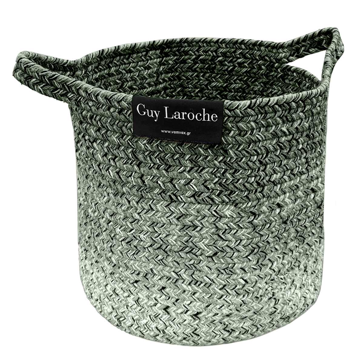 Πούφ Guy Laroche Jute Basket Shades Olive 30X30X30