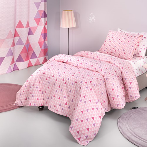 Παπλωματοθήκη Μονή Φανέλα Guy Laroche Two2Twenty Fuchsia 165X225