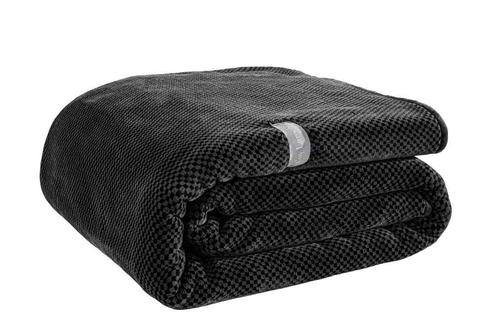 Κουβέρτα Μονή Guy Laroche Cheval 160x220 Anthracite