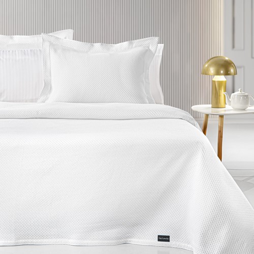 Κουβέρτα Hμίδιπλη Guy Laroche Slalom White 180X260