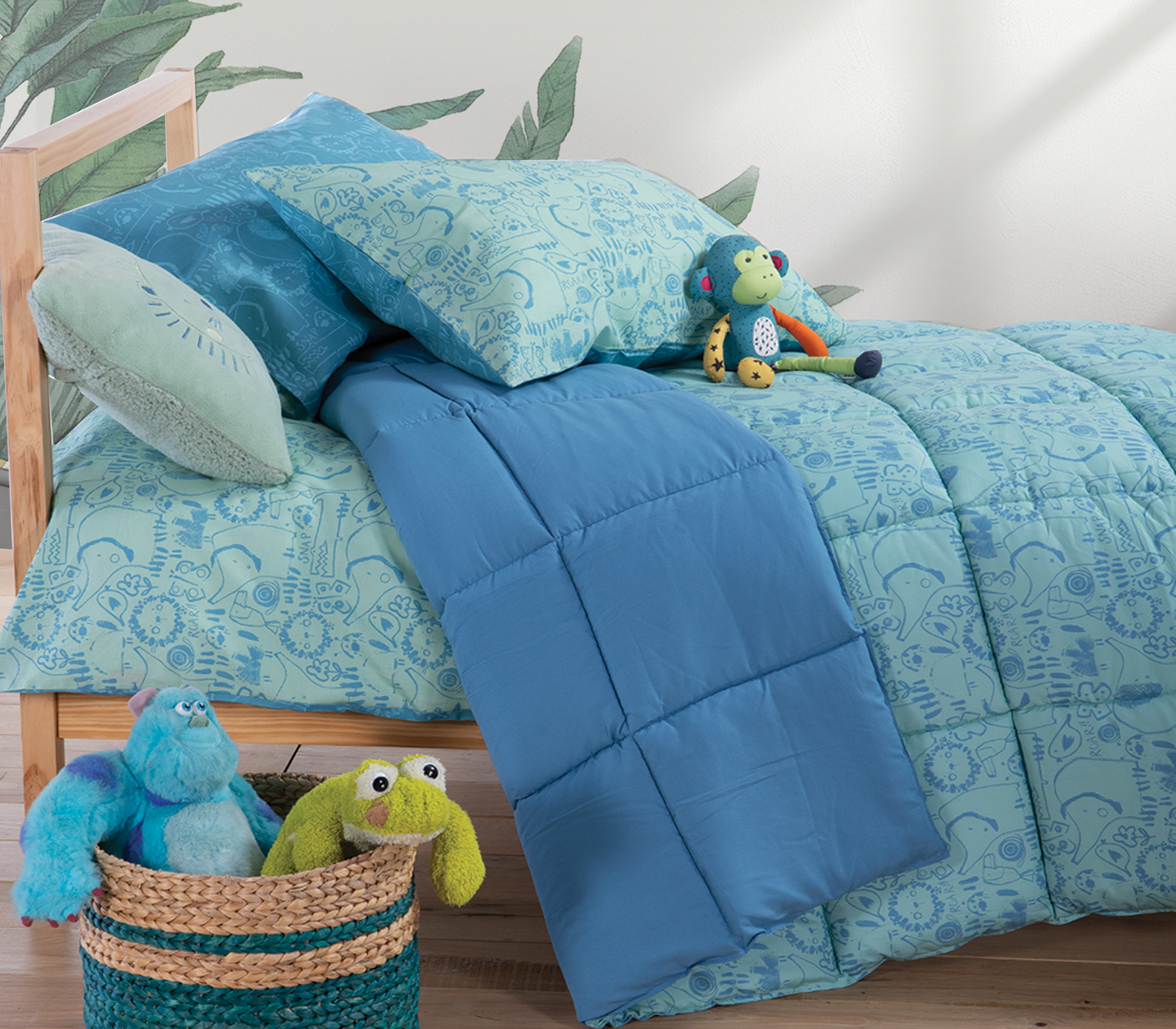Παιδικό Πάπλωμα Nef-Nef Homeware 160X220 Jungle Combo Green