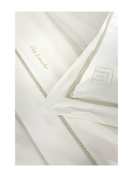 Σετ Σεντόνια King Size Guy Laroche 270x280 Blend Ecru-Ivory