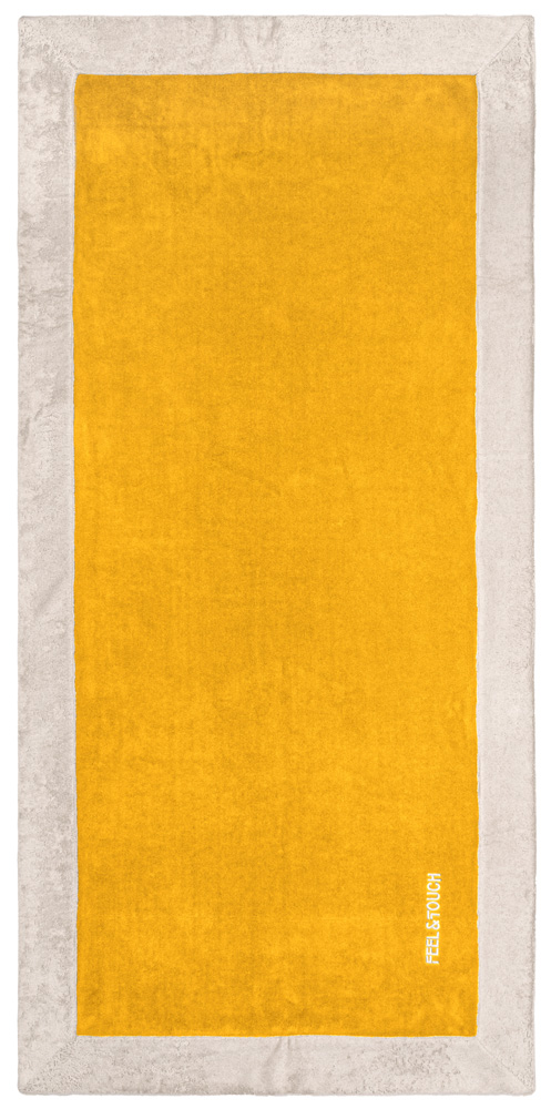 Πετσέτα Θαλάσσης Feel&Touch Caribbean Mustard 80X170